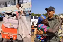 Bị mắng ké fame Quang Linh sang châu Phi, bà Nhân Vlog nói gì?