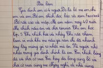 Học sinh lớp 2 “bóc phốt” cả gia đình khiến dân mạng bật cười