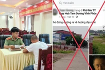 Xúc phạm 2 CSGT Vĩnh Phúc, người đàn ông bị phạt nặng