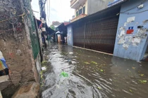 Hà Nội: Mưa lớn khiến nhiều tuyến phố ngập, cây đổ đè ô tô