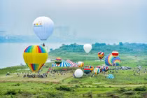 Trải nghiệm ngắm biển trời Đồ Sơn từ khinh khí cầu