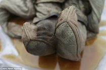 Cảnh tượng kinh ngạc trong quan tài vữa gạo nếp độc nhất Trung Quốc 