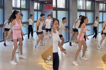 Thùy Tiên bị quay lén khi đi tập nhảy: Body đẹp siêu thực