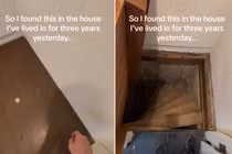 Mua nhà 3 năm mới phát hiện hầm bí mật, rợn người cảnh bên trong