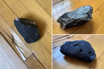 Thiên thạch 4,6 tỷ năm tuổi “còn ấm” xuyên thủng trần nhà dân