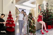 Sao Việt để lộ không gian sống sang chảnh qua ảnh đón Giáng sinh