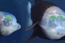 Giật mình loài cá lập dị nhất biển sâu: Đầu trong suốt, mắt xoay ngược 