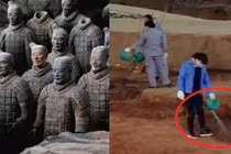 Vì sao binh đoàn đất nung Tần Thủy Hoàng thường xuyên được tưới nước? 