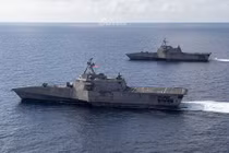 Tàu chiến ba thân lớp Independence của Mỹ liên tục tuần tra ở Biển Đông