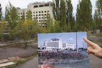 Xót xa cảnh đối lập trước sau thảm họa hạt nhân Chernobyl