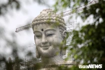 Cận cảnh tượng Phật lớn nhất Đông Nam Á cực hot ở Hà Nội