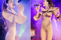 Hồ Ngọc Hà và những lần diện tông màu nude khiến fan “xịt máu mũi”