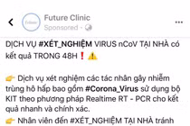 Phòng khám Future Clinic quảng cáo dịch vụ xét nghiệm virus corona tại nhà, Sở Y tế vào cuộc