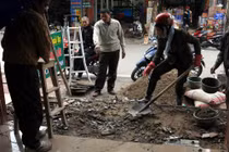 Hiện trường tan hoang sau nổ mìn kinh hoàng ở Sơn Tây