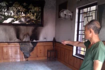 Nghi án chồng dùng xăng khóa trái cửa đốt vợ