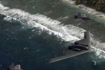 Bộ ba máy bay tàng hình Mỹ “bao vây” Trung Quốc