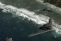 Bộ ba máy bay tàng hình Mỹ “bao vây” Trung Quốc