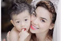 Trọn bộ ảnh cưới Hà Hồ chụp cùng con trai
