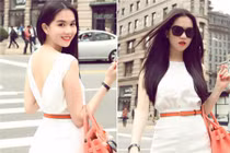 Vẻ đẹp thuần khiết của mỹ nhân Việt với gam trắng