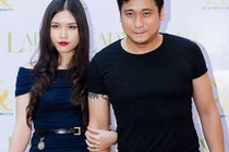 Vợ Minh Tiệp bất ngờ thon thả như người mẫu