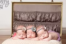 Chùm ảnh những cặp sinh đôi, sinh ba ngủ cực đáng yêu