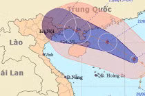 Áp thấp mạnh lên thành bão trên biển Đông