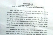 Báo Người Cao Tuổi đuổi việc một phóng viên