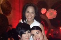 Vợ cũ Bằng Kiều đi dự sinh nhật với vẻ mặt đầy ưu tư