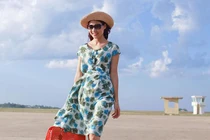 Hoa hậu Trần Thị Quỳnh đẹp cổ điển 