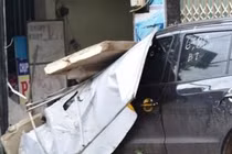 Xế hộp đâm sập tiệm photo, vào tận giường ngủ