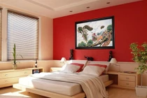 Phong thủy: Không treo tranh long phụng trong phòng ngủ