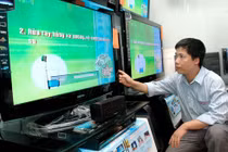 Không nên mở ti vi màu quá sáng 