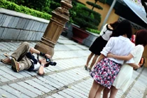 Những pha “hi sinh vì nghệ thuật” của dân nhiếp ảnh