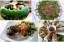 “Trổ tài” nấu món chay dùng cho mùa Đông