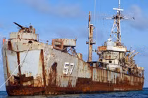 Tàu chiến Philippines ở Bãi Cỏ Mây từng có mặt ở VN