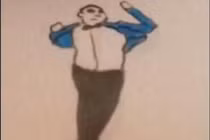 Điệu nhảy Gangnam Style trên...giấy “đỉnh của đỉnh“