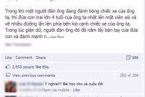 Rớt nước mắt: “Hậu quả của một cơn giận”