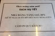 Cà phê, phở Tết “chặt chém” khách