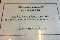 Cà phê, phở Tết “chặt chém” khách