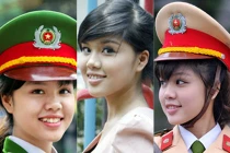 Dân mạng lùng sục ảnh hot girl cảnh sát