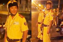 Thực hư clip “tố” CSGT tông xe vào người dân