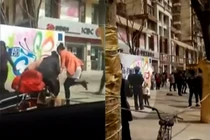 Clip một phụ nữ bị làm nhục trên phố gây phẫn nộ