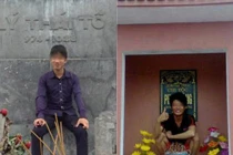 Thanh niên ngồi lên tượng đài Lý Thái Tổ tỏ ý thách thức