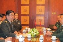 Bộ trưởng Quốc phòng Việt, Trung hội đàm