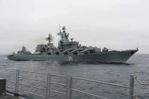 “Choáng” với dàn tàu chiến Nga tập trận cùng TQ