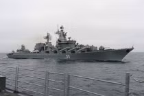 “Choáng” với dàn tàu chiến Nga tập trận cùng TQ