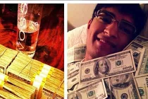 “Trò lố” khoe giàu gây sốc của thiếu gia 17 tuổi 