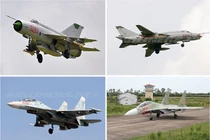 Nhận diện “bộ tứ” chiến đấu cơ canh trời VN dịp Tết