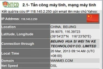 Hacker Trung Quốc tấn công máy tính Phó cục trưởng cảnh sát