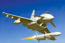 Tiêm kích “cuồng phong” tích hợp tên lửa “thiên thạch” 